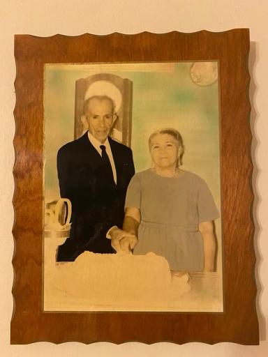Abuelo Jacinto y su esposa Leocadia Cruz